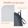 ChicFurnit 2PCS Seat Cushion Trapezoid Size Premium Soft Cotton Filling Non Slip Design Comfortable Durable for Living Room, Dark Gray, 17"*16.5"*2.2" - 4 of 4