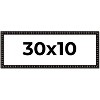 PosterPalooza | 30x10 Bamboo Picture Frame, UV Acrylic, 4 Finishes - Brown, Black, Gold, and Natural - 2 of 4