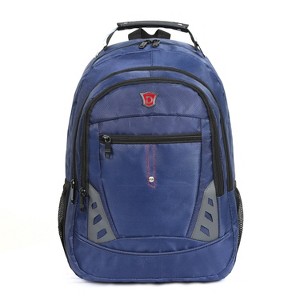 DUKAP Precision Executive Backpack for Laptops upto 15.6'' - Blue - 1 of 4