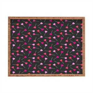 Lisa Argyropolous Heart Lollies Rectangular Bamboo Tray - Deny Designs - 1 of 4