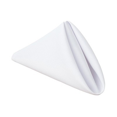 Gee Di Moda Cloth Napkins - 17 x 17 Inch - Heavy Duty Washable Polyester - Set of 12