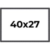 PosterPalooza | Linear Black Picture Frame - UV Acrylic, Backing Board, Hanging Hardware Included - 2 of 4