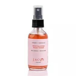 Jacq's Revitalizing + Brightening Facial Toner Alcohol Free - Hibiscus + Spearmint - 2 oz