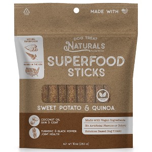 Dog Treat Naturals Superfood Sticks - Sweet Potato & Quinoa 10oz, All-Natural - 1 of 4