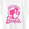 Women's - Barbie - Birthday Short Sleeve Graphic T-Shirt - 2 of 4