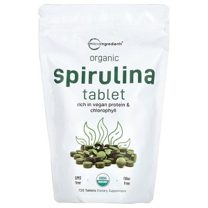 Micro Ingredients Organic Spirulina Tablet, 720 Tablets - 1 of 2