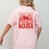 Valentine's Mama Coquette - Women's Short Sleeve Graphic T-Shirt - 3 of 4