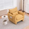 Aukfa Accent Chairs, Oversized Armchair with Side Pockets, Mid Century Modern Reading Chair, Ergonomic Comfy Sofa Chair for Office, Apartment - 4 of 4