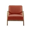 VYNXARIA Mid century modern solid wood frame lounge chair£¬Spice - 3 of 4