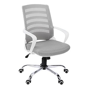 Monarch Specialties Office Chair Adjustable Height Swivel Ergonomic Armrests Computer Desk Work Metal Mesh Black Contemporary Modern - 1 of 4