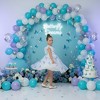 2Bunnies Girls Sparkly Sequin Butterfly Embellishment Tulle Birthday Party Dress - 3 of 4