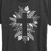 Women's - Instant Message - Foliage Cross Short Sleeve Graphic T-Shirt - 2 of 4