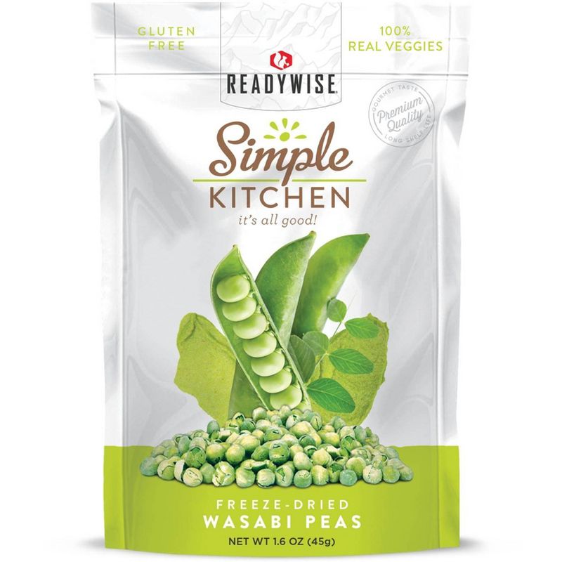ReadyWise Simple Kitchen Wasabi Peas Freeze-Dried Vegetables - 9.6oz/6ct, 3 of 7