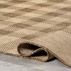 Nuloom Sandee Plaid 4x6 Indoor/Outdoor Area Rug for Living Room Patio Deck Front Porch Kitchen, Brown - 4 of 4