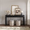 60" Farmhouse Console Table with Double Board Suspension & Solid Wood Wide Legs for Entryway or Living Room-Baofuwish - 2 of 4
