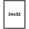 PosterPalooza | Linear Black Picture Frame - UV Acrylic, Foam Board Backing, Hanging Hardware - 2 of 4
