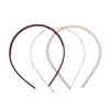 Unique Bargains Women's Solid Color Hairband 1 Set - 4 of 4
