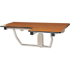 Seachrome Padded Cushion Wall Mount Folding Right-Handed Transfer Bench Shower Seat, ADA Compliant - 1 of 1