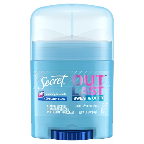 Temerity Monumental Interconnect Secret Outlast Invisible Solid Antiperspirant And Deodorant - Completely  Clean - 0.5oz - Trial Size : Target