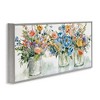 Stupell Industries French Cottage Flower Jars, 30" x 13" - 3 of 4
