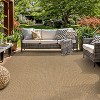 World Rug Gallery Concentric Frame Reversible Jute-Look Indoor/Outdoor Rug - 2 of 4
