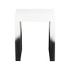TOV Furniture Matra End Table in Black and White - 3 of 4