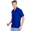 HAPPY BAY Men's Short Sleeve Button Down Casual Camp Summer Shirt Beach Shirts Business Solid Shirts for Men Vacation Shirts with Pocket - 4 of 4