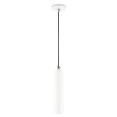Ardmore Chic Mid-Century Modern White Pendant Light