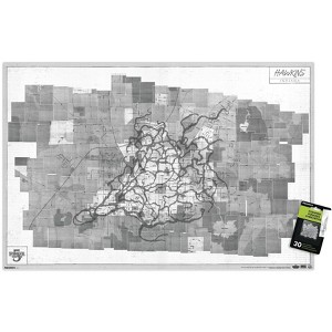 Trends International Netflix Stranger Things: Season 5 (2025) - Hawkins Map Unframed Wall Poster Prints - 1 of 4