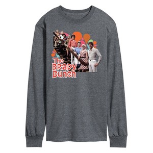 Men's - The Brady Bunch - Family Photo Long Sleeve Graphic T-Shirt - 1 of 3