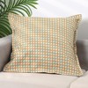 Unique Bargains Retro Decorative Invisible Zipper Plaid Throw Pillow Covers With Pattern 1 Pc - 2 of 4