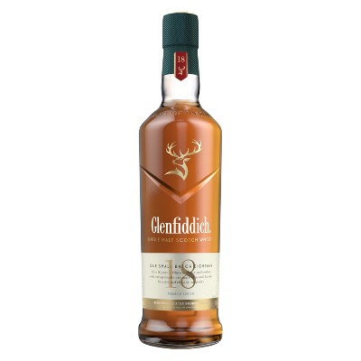 Glenfiddich 18yr Single Malt Scotch Whisky - 750ml Bottle