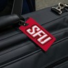 Saint Francis University Primary Logo Luggage ID Tags Suitcase CarryOn Cards  Set of 2 - 4 of 4