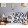 Tirrinia 50" x 60" Fleece Throw Blanket, Soft Comfy Warm Fuzzy TV Blankets, Comfort Caring Gift - 4 of 4