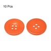 Unique Bargains Resin Snap Fastener Round Flat 4-Hole Sewing Buttons 10 Pcs - 3 of 4