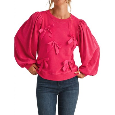 Women's Bow Ties Sweatshirt - Jodifl