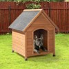 Karl Home Outdoor Dog House with Peaked Roof d Elevated Floor - 4 of 4