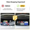 3pc Grocery Shopping Tote Bags - HOMLUX™: Foldable, Reusable - 4 of 4