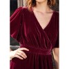 Moves Like A Dance Velvet Midi Dress - 2 of 4