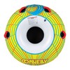 Connelly 67221001 Spin Cycle 54 Inch Single 1 Person Inflatable Boat Towing Donut Inner Tube with Speed Valve and Safety Straps, Green - 2 of 4