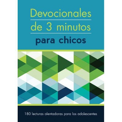 Devocionales de 3 Minutos Para Chicos - (3-Minute Devotions) by  Compiled by Barbour Staff (Paperback)