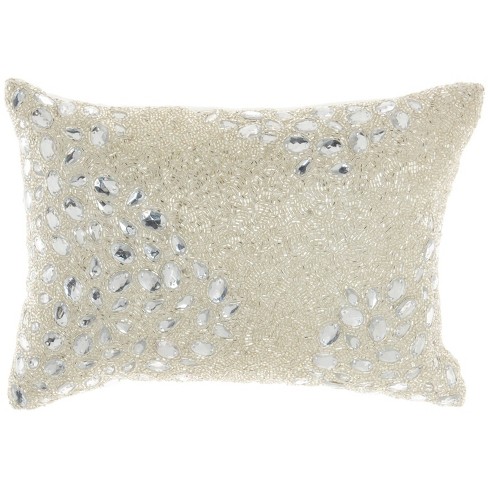 Beaded lumbar pillow hotsell