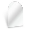 Whisen 30x40 Inch Arched Bathrrom Wall Mirror, Premium HD Glass, Brushed Aluminum Frame - 3 of 4