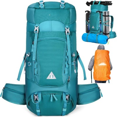 Large 60L Waterproof Hiking Backpack, Tear-Resistant Lightweight Pack for Multi-Day Trek, Camping & Travel