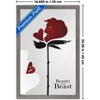 Trends International Disney Beauty and the Beast (1991) - Rose Silhouette Framed Wall Poster Prints - 3 of 4