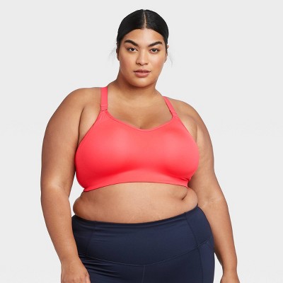 target plus size sports bra