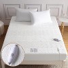 Air Layer Electric Mattress Pad Cover with 5 Heat Settings & 10 Hours Auto Off, Bed Warmer Washable Heating Mattress Pad - 2 of 4