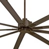 72" Minka Aire Rustic Large Indoor Ceiling Fan with Remote Control Oil Rubbed Bronze for Living Room Kitchen Bedroom Family House - 3 of 4