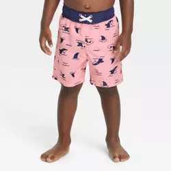 Toddler Boys' Sharks Swim Shorts - Cat & Jack™ Pink