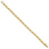 Black Bow Jewelry 5mm 14k Yellow Gold Nugget Link Bracelet, 7 Inch - 2 of 4
